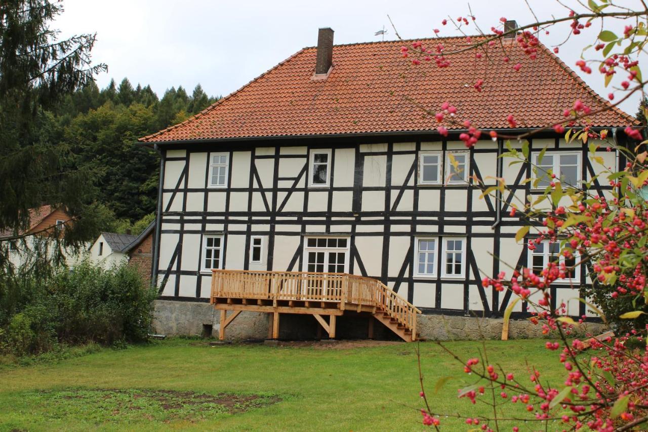 Forsthaus In Waldhessen Apartment Bauhaus Екстериор снимка