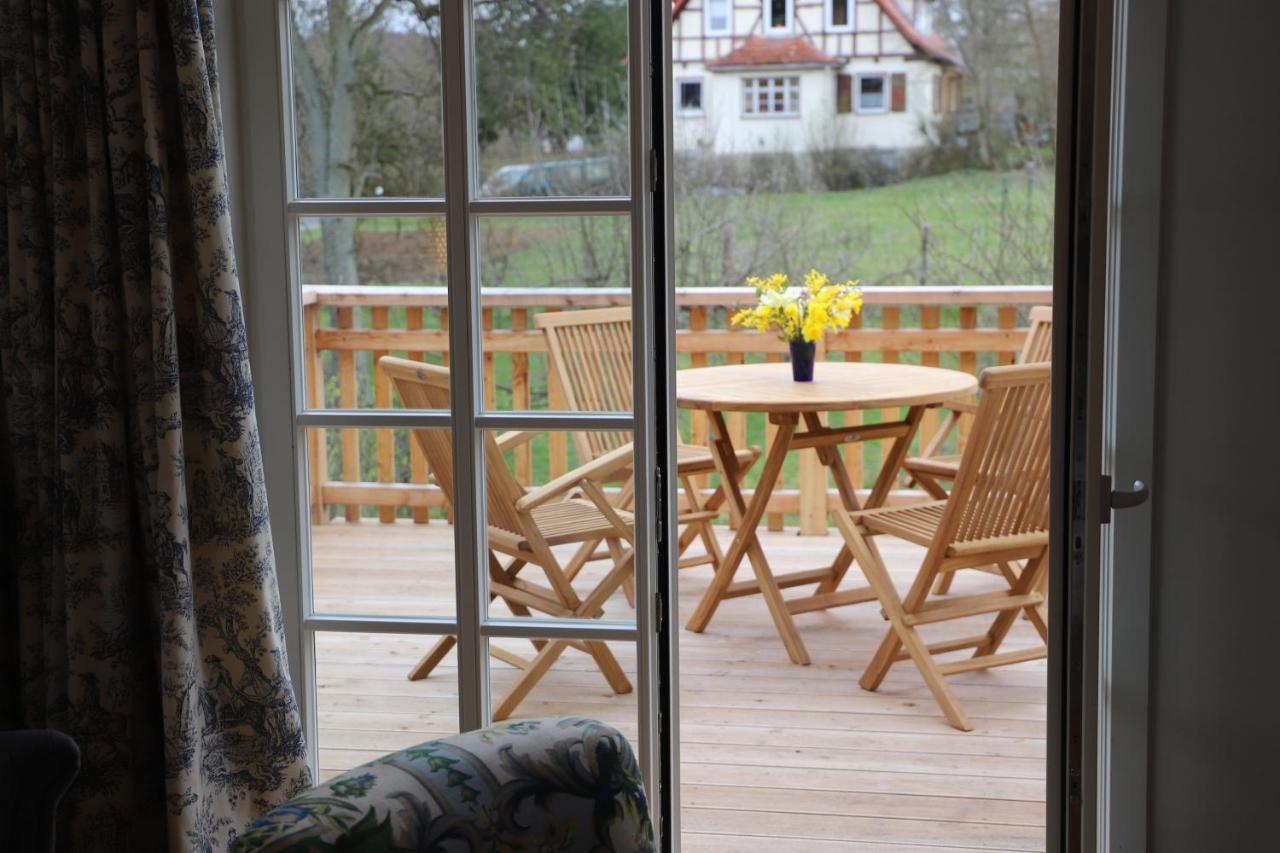 Forsthaus In Waldhessen Apartment Bauhaus Екстериор снимка
